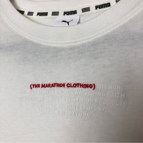 Puma x TMC Men’s Marathon Puma White Tee NWT - Picture 3 of 9